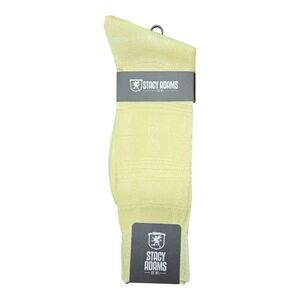 MEN'S STACY ADAMS SILKY DRESS SOCKS. BASIC COLORS. ECRU
